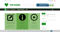 Desktop Screenshot of lovesudoku.com